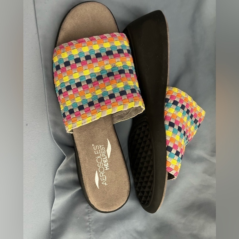 Aerosoles Women's Multicolor Slide Sandals - Picture 5 of 7